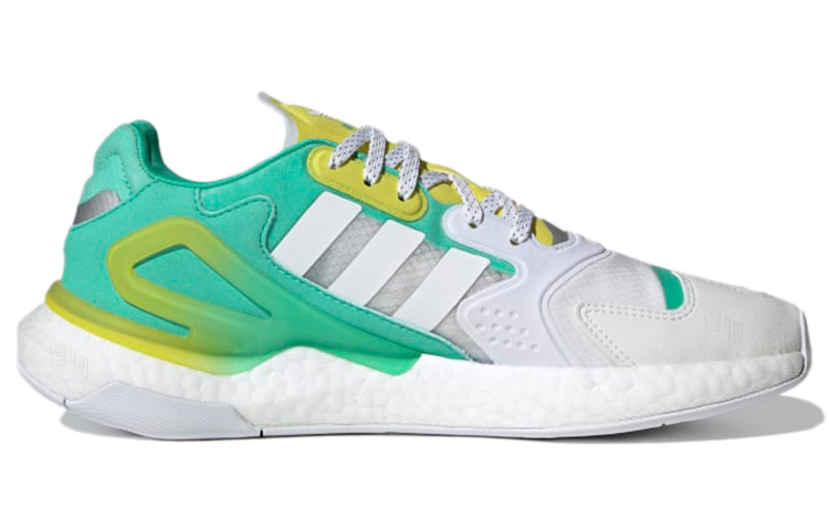 Кроссовки adidas originals Day Jogger (бело-зеленые) — Белый / зелёный — фото 2