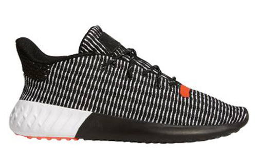 Кроссовки adidas originals Tubular Dusk (черно-бело-красные) — Чёрный / белый / красный — фото 2
