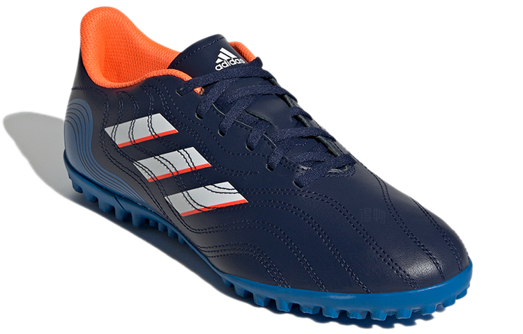 Мужские кроссовки adidas Copa Sense.4 TF (темно-синий с белым) — Тёмно-синий / белый / синий — фото 3