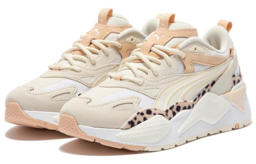 Женские кроссовки PUMA RS-X Efekt Animalia S (бежевый) — Бежевый / белый — фото 3