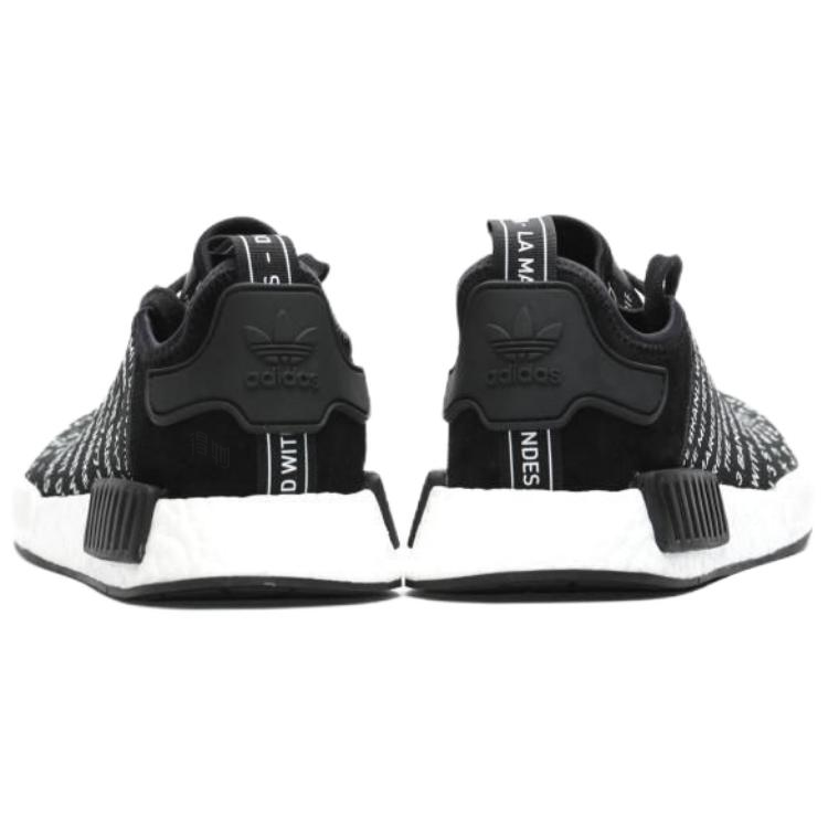Мужские кроссовки adidas originals NMD R1 (черные) — Чёрный — фото 3