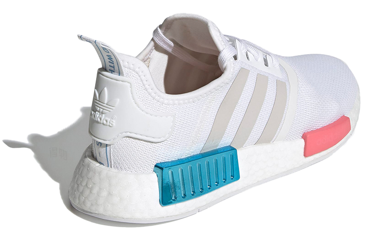 Женские кроссовки adidas originals NMD_R1 (белые) — Белый — фото 4