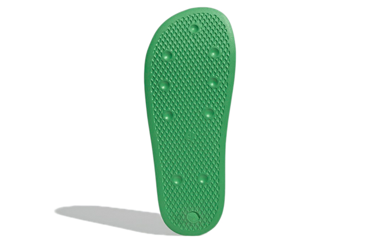 Шлепанцы adidas originals ADILETTE (зелено-белая) — фото 6
