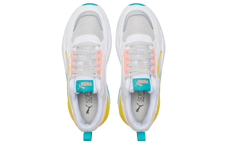 Кеды PUMA X-Ray 2 Square (бело-сине-розовые) — фото 4