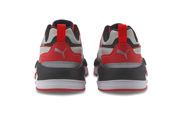 Кроссовки PUMA X-Ray 2 Square Pack (серо-красно-белые) — фото 5