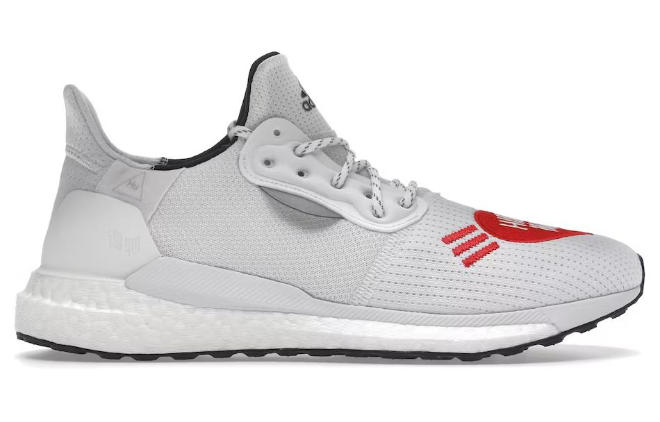 Кроссовки Human Made HUMAN MADE x Pharrell x adidas originals Solar Hu Glide (красно-белые) — фото 2