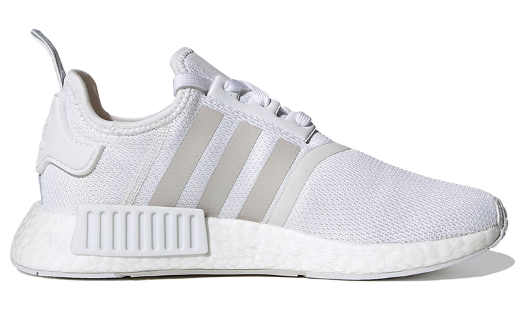 Женские кроссовки adidas originals NMD_R1 (белые) — Белый — фото 2