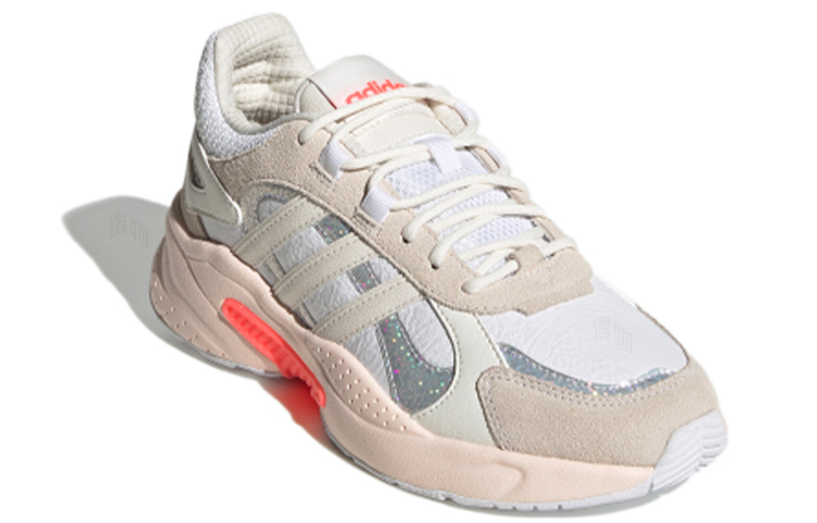 Женские кроссовки adidas neo Crazychaos Shadow (бело-серебристо-серые) — Белый / серебристый / серый — фото 3
