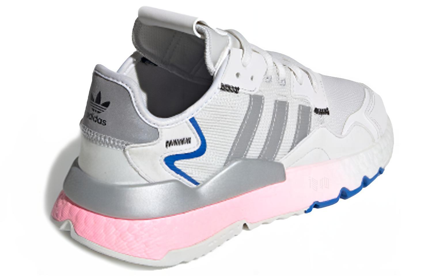 Женские кроссовки adidas originals Nite Jogger (серо-синие) — Серый / синий — фото 4