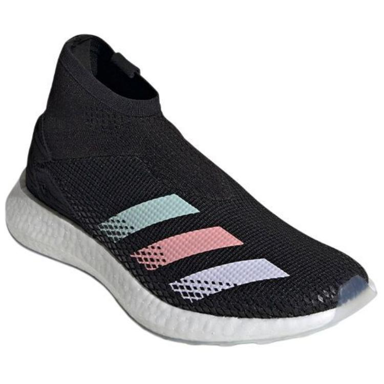 Мужские бутсы adidas Predator 20.1 Art (черно-сине-розовые) — фото 2