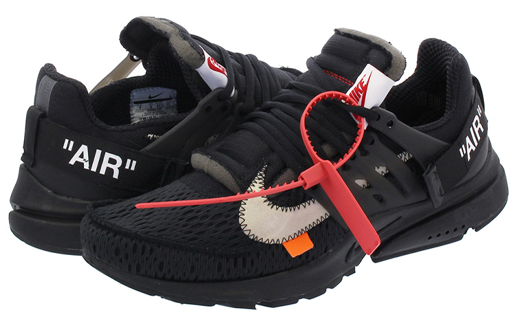 Кроссовки OFF-WHITE x Nike Air Presto 2.0 (черные) — фото 4