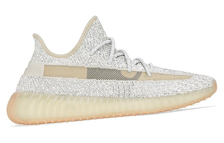 Кеды adidas Originals Yeezy Boost 350 V2 (бежевые) — 芝麻色 — фото 2