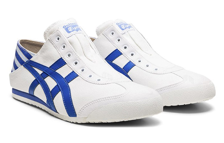 Кеды Onitsuka Tiger Mexico 66 Paraty (бело-синие) — фото 2