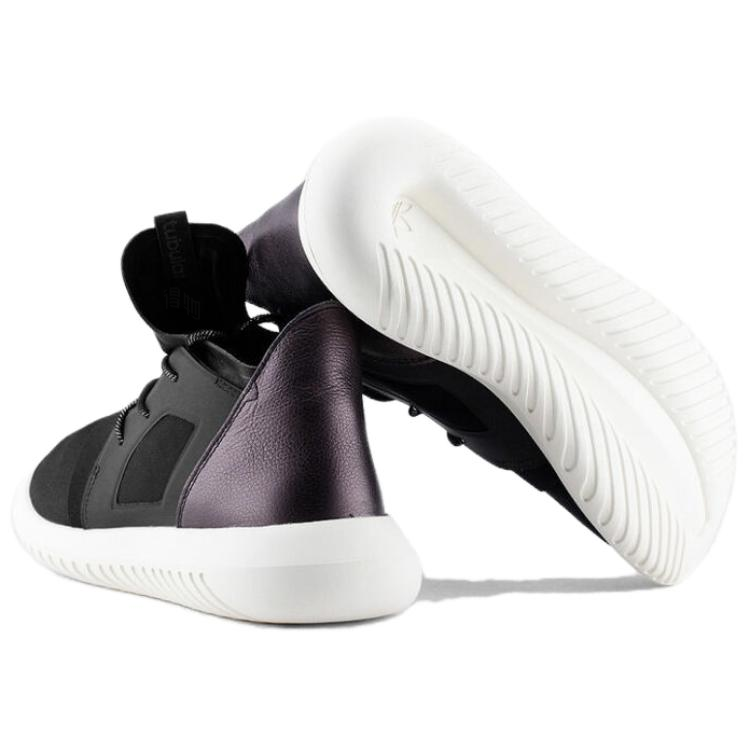 Женские кроссовки adidas originals Tubular Defiant (черно-белые) — фото 4