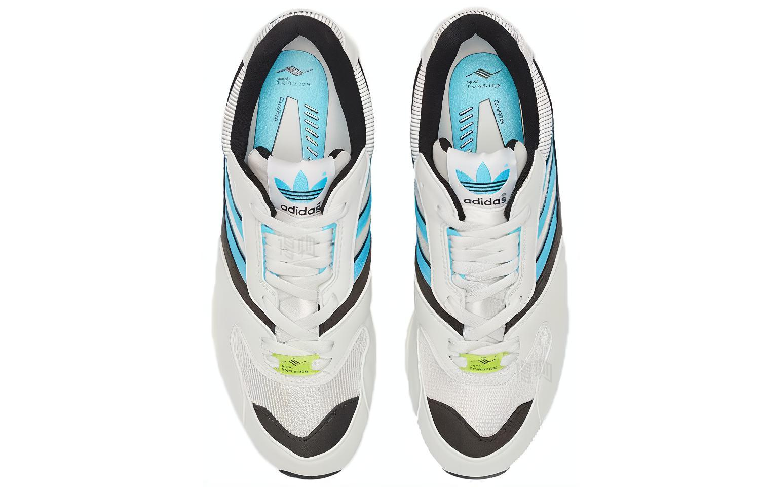 Мужские кроссовки adidas originals ZX 4000 (серо-голубой) — фото 5