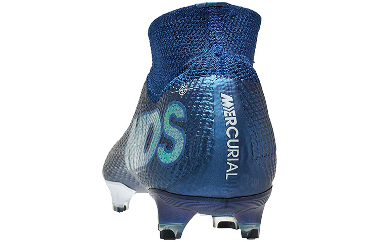 Бутсы Nike Mercurial Superfly 7 13 Elite MDS FG (синий) — фото 4