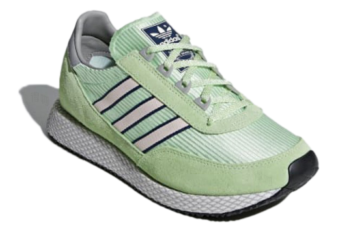 Мужские кроссовки adidas Originals Glenbuck (зелено-розовые) — фото 3