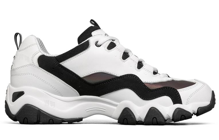 Мужские кроссовки Skechers D'Lites 2.0 (бело-черно-серые) — фото 2