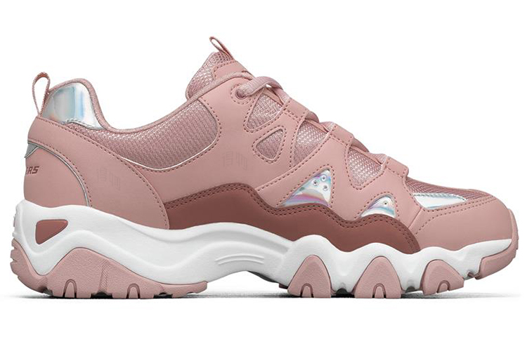 Женские кроссовки Skechers D'LITES 2.0 (розовые) — Розовый — фото 2