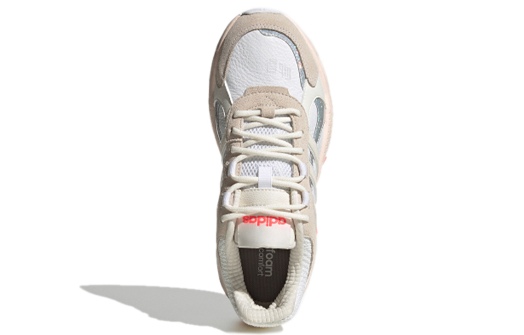 Женские кроссовки adidas neo Crazychaos Shadow (бело-серебристо-серые) — Белый / серебристый / серый — фото 5