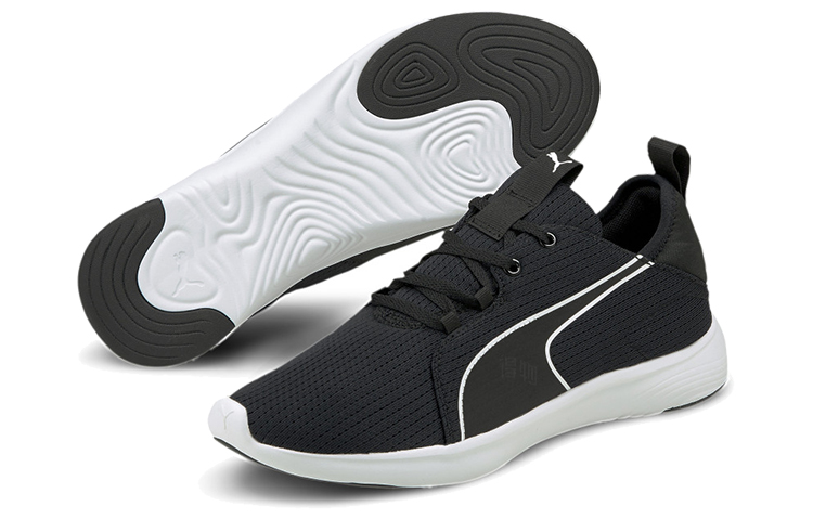 Мужские кроссовки PUMA Softride Vital Repel (черно-белые) — Чёрный / белый — фото 5