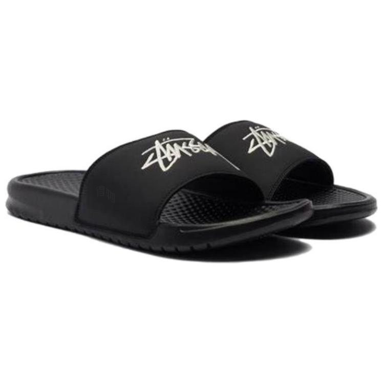 Сабо Nike × Stussy Benassi (черные) — фото 2