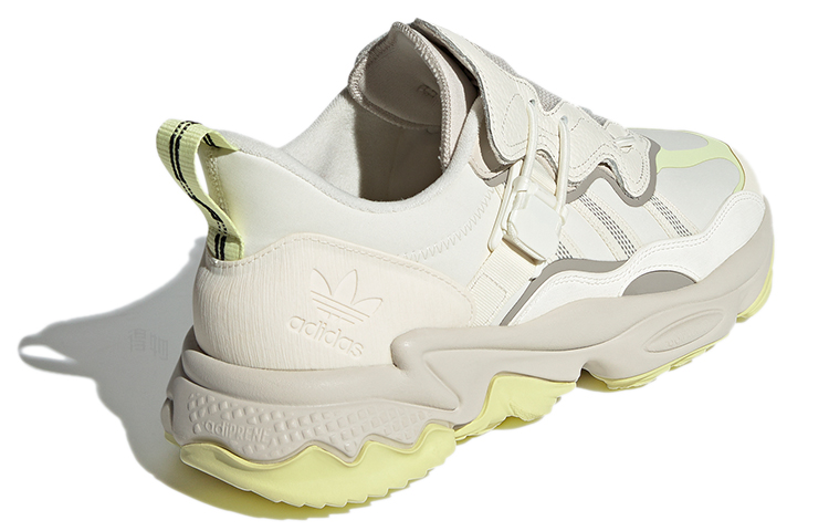Кеды adidas originals Ozweego Flipshield TPU (бежево-белые с серым и желтым) — Бежевыйбелый / серый / жёлтый — фото 4
