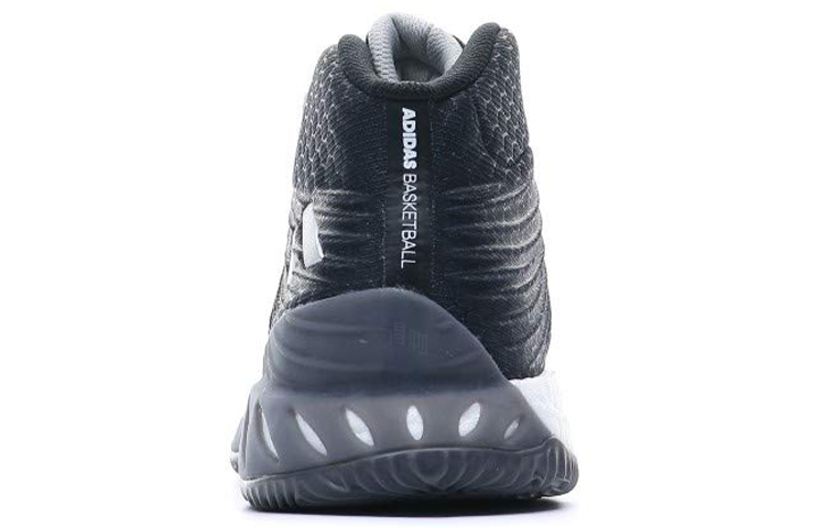 Мужские кроссовки adidas Crazy Explosive 2017 (черно-серые) — фото 5