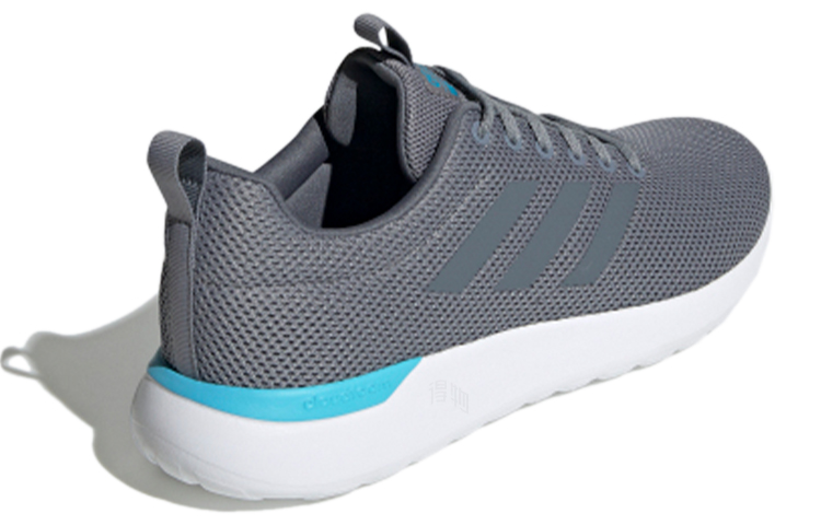 Мужские кроссовки adidas Neo Lite Racer Cln (серо-белые) — фото 4