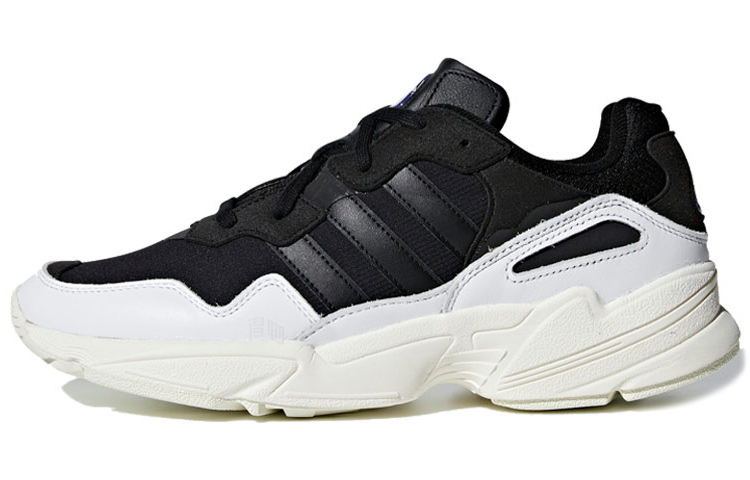 Кроссовки adidas originals Yung-96 Cloud White Core Black (черно-белые) — Чёрный / белый — фото 2