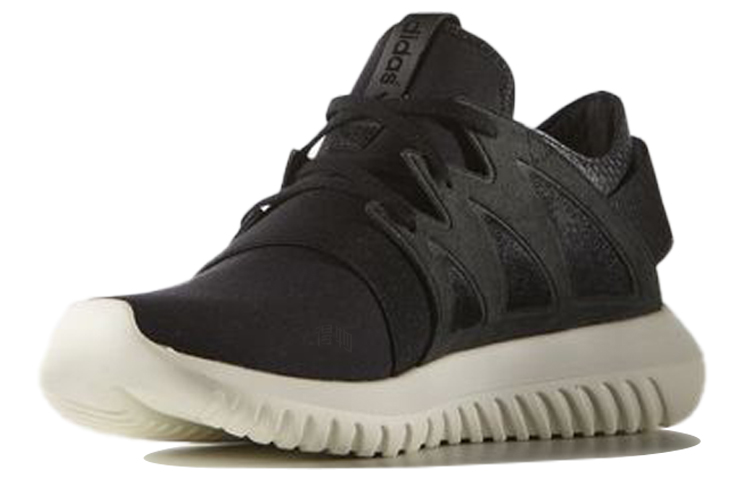 Женские кроссовки adidas originals Tubular Viral (черно-белые) — Чёрный / белый — фото 3