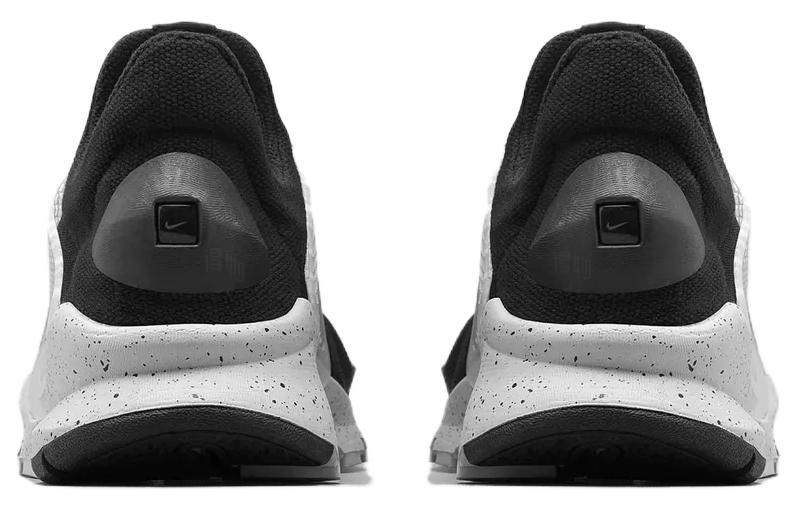 Мужские кроссовки Nike Sock dart Fragment Black Oreo (черно-белые) — Чёрный / белый — фото 4