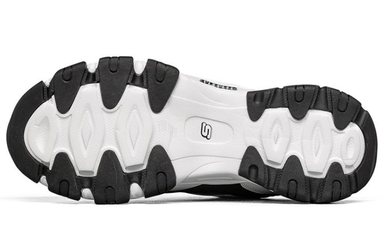 Мужские кроссовки Skechers D'Lites 2.0 (бело-черно-серые) — фото 5