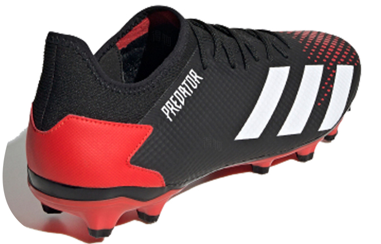 Мужские бутсы adidas Predator 20.3 MG (черно-красные) — Чёрный / красный — фото 4