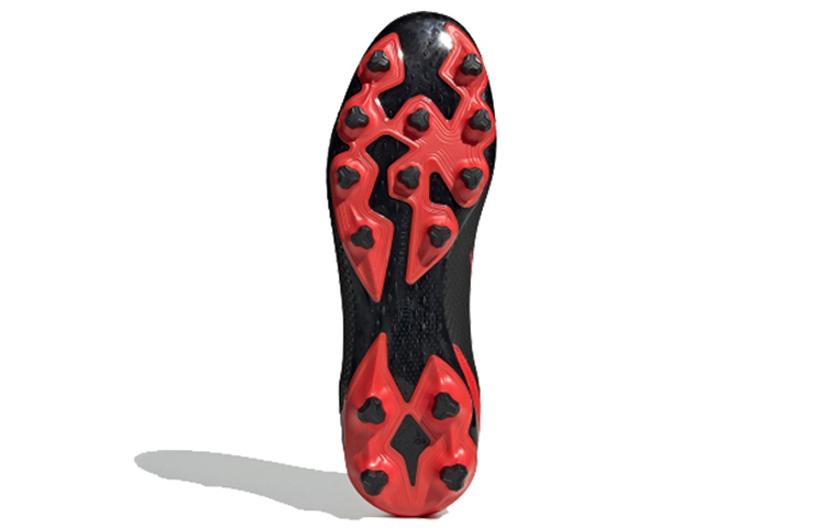 Мужские бутсы adidas Predator 20.3 MG (черно-красные) — Чёрный / красный — фото 6