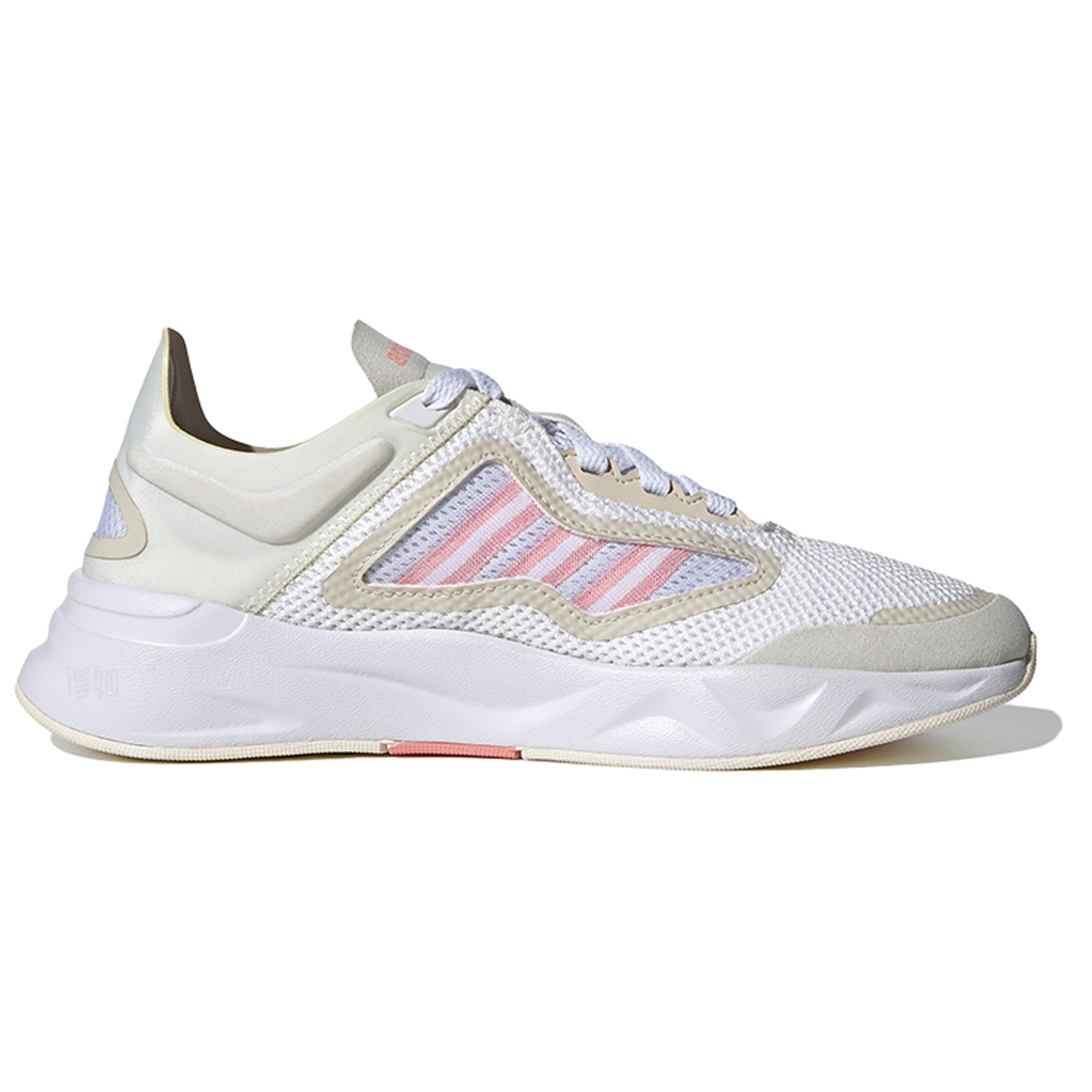 Женские кроссовки adidas neo Futureflow Cc TPU (белый / розовый) — фото 2