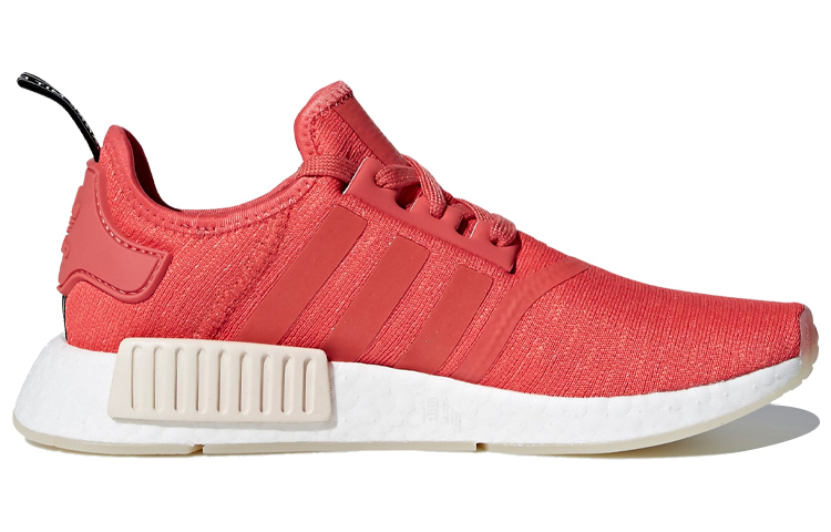 Женские кроссовки adidas originals NMD_R1 (красно-белые) — Красный / белый — фото 2
