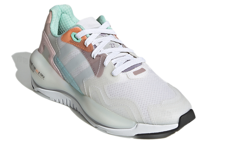 Женские кроссовки adidas originals ZX Alkyne (бело-сине-розовые) — фото 3