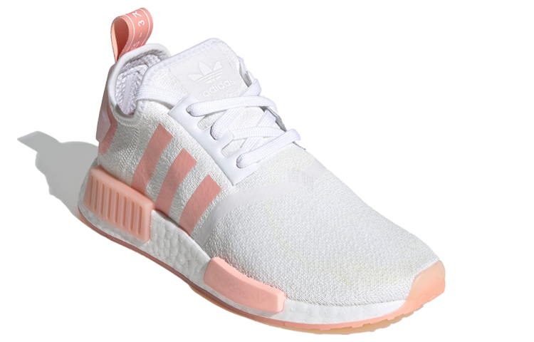 Женские кроссовки adidas NMD_R1 (оранжевые) — фото 3
