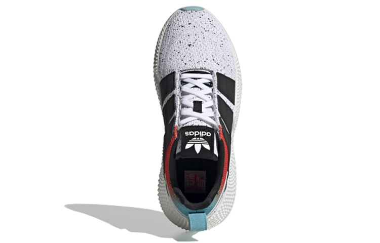 Мужские кроссовки adidas originals PROPHERE V2 (черно-бело-красно-синие) — Чёрный / белый / красный / синий — фото 5