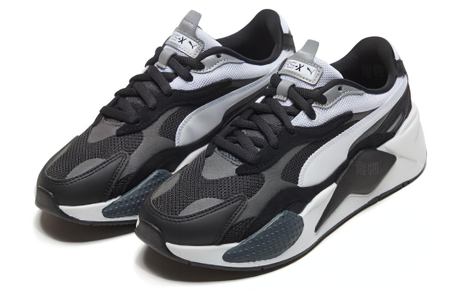 Мужские кроссовки PUMA RS-X³ Puzzle (черно-белые) — фото 3