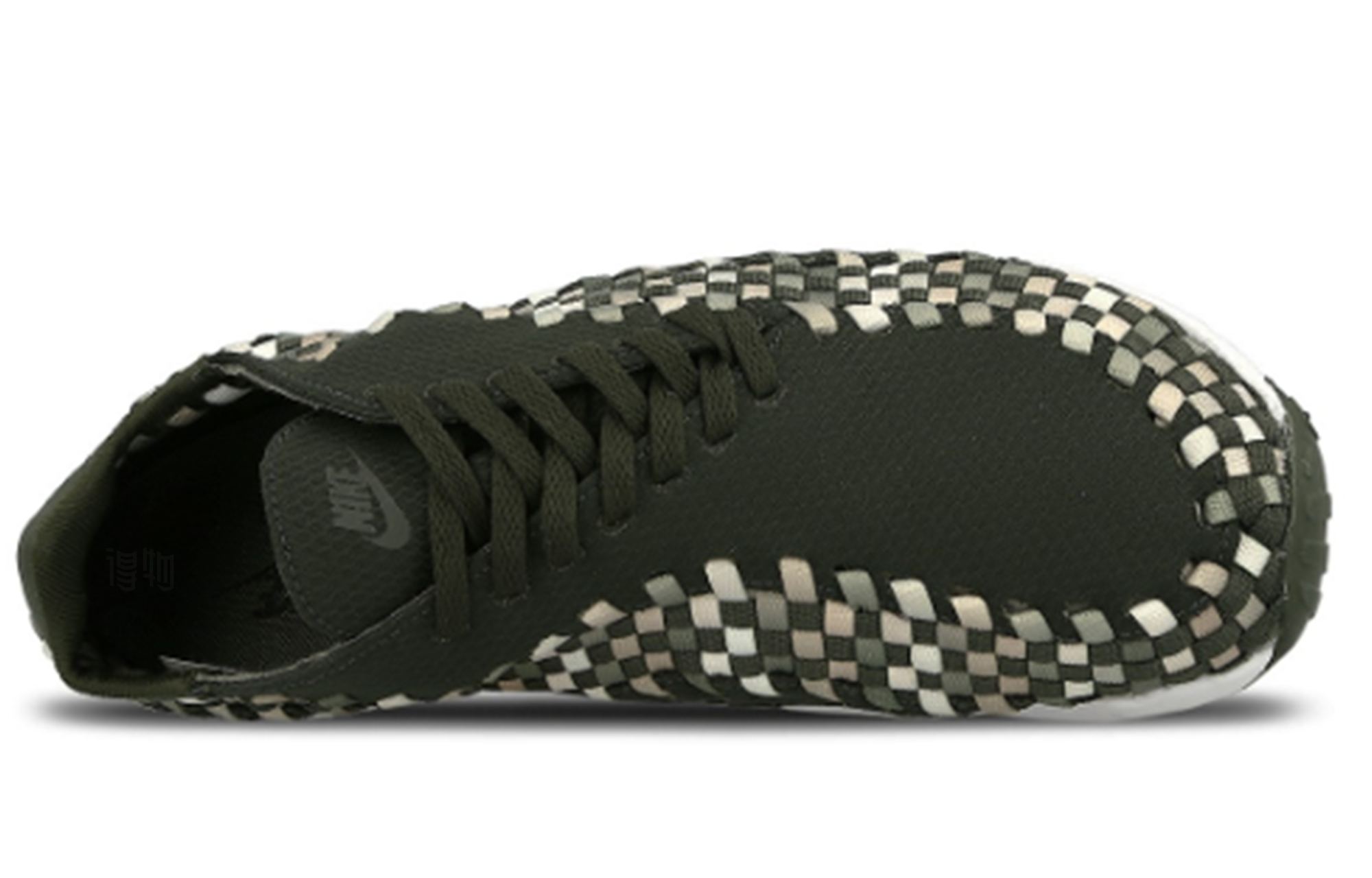 Мужские кроссовки Nike woven Air Footscape NM (черные) — фото 5
