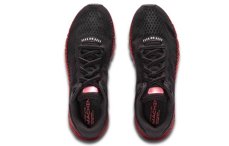 Кроссовки Under Armour HOVR Machina 2 CLRSHFT CN (черно-красные) — фото 4