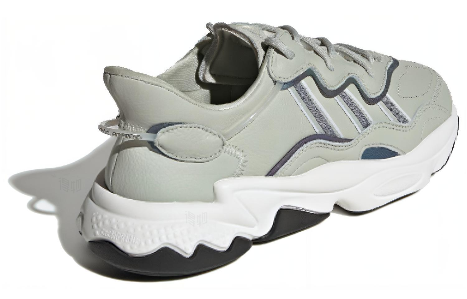Кроссовки adidas originals Ozweego (серо-белые) — фото 3