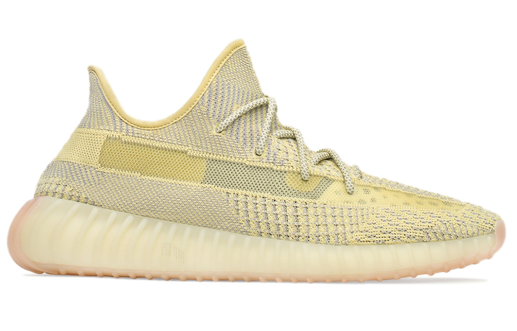 Кроссовки adidas originals Yeezy Boost 350 V2 (грязный желтый) — 暗黄色 — фото 2