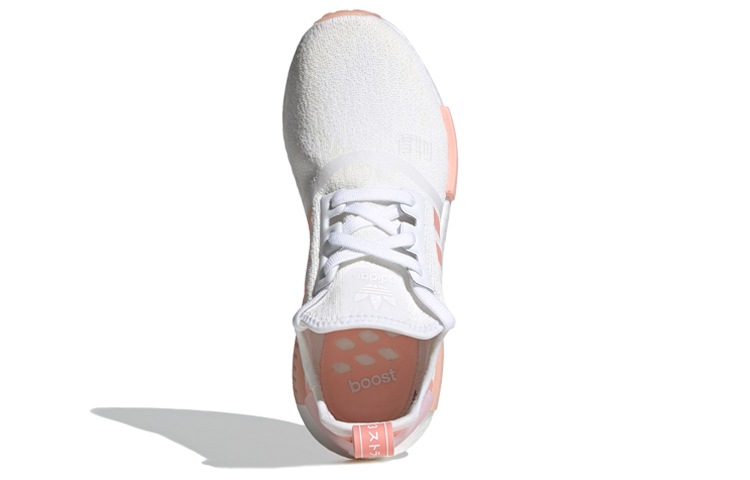 Женские кроссовки adidas NMD_R1 (оранжевые) — фото 5