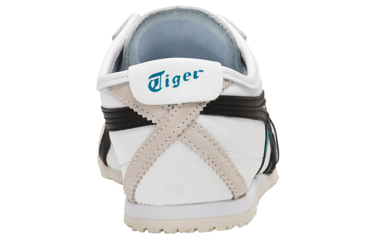 Кроссовки Onitsuka Tiger MEXICO 66 (бело-черно-синие) — фото 4