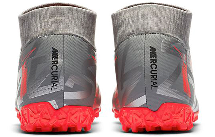 Мужские футбольные бутсы Nike Mercurial Superfly 7 13 Academy TF (серыйкрасный) — фото 5