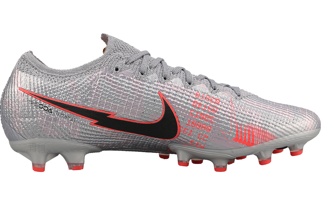 Бутсы Nike Mercurial Vapor 13 Elite AG-Pro (серо-оранжевые) — Серыйоранжевый — фото 2
