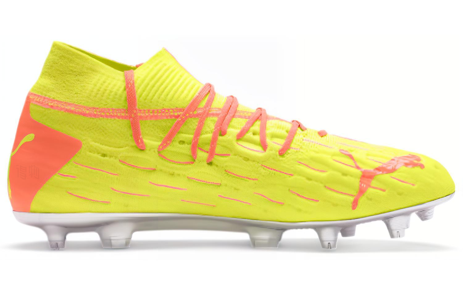 Мужские кроссовки PUMA Future 5.1 Netfit OSG FG (оранжево-желтые) — фото 2